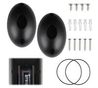Kit de photocellules infrarouges universelles pour l'automatisation de portail et de garage, compatibles 12/24 V AC-DC, capteur de sécurité avec filtre solaire, résistant aux intempéries