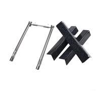 Kit de pièces de rechange pour barbecue Weber I & II Série 200 E210 E220 S210, comprend 3 barres aromatiques en acier porcelaine 7635 et 2 brûleurs en acier inoxydable 69785