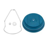 Kit de Pièces de Rechange pour Coupe-bordures sans Fil, Vis et Écrou | Base de Protection, Rondelle et Accessoires Inclus, Pp et Acier, Bleu, pour Jardin, Installation Facile