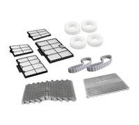 Kit de pièces de rechange pour robot de nettoyage de piscine avec plaques filtrantes | Brosse active avant | Brosse arrière | Rails et anneaux d'escalade pour Dolphin pour Triton PS et Triton PS