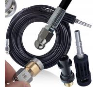 Kit de pièces de rechange pour tuyau de nettoyage de canalisations – Longueur 20 m | Pression 200 bars | Raccord M22 | Compatible avec Nilfisk, Kranzle D12, Karcher K2–K7