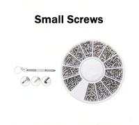 Kit De Pièces De Réparation De 12 Types D'outils, Vis Et Écrous De Petite Taille Pour Montres Et Lunettes, Ensemble Varié De Pièces De Réparation avec tournevis gratuitAcier inoxydable