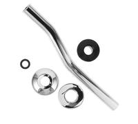 Kit de Pièces pour Urinoir en Acier Inoxydable, Joint Étanche Argenté | Couvercle Décoratif, Tube Mural, Rondelles en Caoutchouc, Accessoires D’installation, Rénovation Salle de Bain
