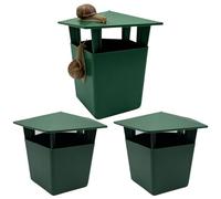 Kit de piège à escargots et escargots - 70 g - Attrape-appâts de bière portable | Maison de lutte contre les nuisibles de jardin en ABS, système d'élimination des limaces pour l'extérieur, piège de