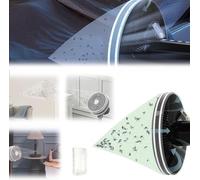 Kit de piège à moustiques, piège à Ventilateur, Filet de sécurité pour Ventilateur, moustiquaire, répulsif Silencieux pour moustiques, pour l'extérieur, à la Maison (L)