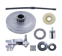 Kit de pignon de tambour d'embrayage .325 7T pour tronçonneuse à essence chinoise 4500 5200 58 cc y compris pour vis sans fin joint d'huile de ligne de carburant pièces de rechange