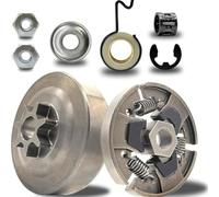 Kit de pignon de tambour d'embrayage 7 dents pour tronçonneuse PR5020 PP5020AV - Pièces de rechange métalliques avec roulement à aiguilles (kit 5)