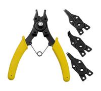 Kit de Pinces à Circlips Internes et Externes, Outil | Réglage Précis, Installation et Retrait Faciles, Réparation Automobile, Paquet de Rangement, Métal Plastique