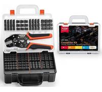 Kit de pinces à sertir - Kit d'assortiment de connecteurs à broches à sertir JST-SM 2,5 mm, comprenant 14 modèles | Pinces à sertir 0,05-0,5 mm² (AWG 30-20), pour la série JST, Dupont, VH 3,96 mm, Mol