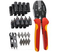 Kit de pinces à sertir solaires MC4 pour câbles photovoltaïques de 2,5 à 6 mm², étanches IP68