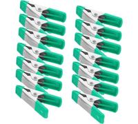Kit de pinces crocodile - Pinces à ressort - Fixation pour la menuiserie - Conception de point de précision - 30 pièces - Vert