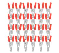 Kit de Pinces Crocodiles Électriques 24 Pièces à Ouverture 6 Mm