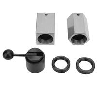 Kit de pinces de serrage 5C, support pour pinces de serrage, bloc hexagonal pour machines-outils