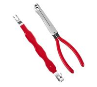 Kit de pinces pour connecteurs - Outil pour extraire clips de câbles, pince à cliquet | Poignée mécanisme en acier, séparation bouchon 'anneau de rétention pour travaux électriques garage de