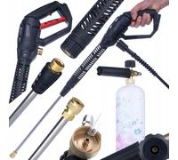 Kit de pistolet haute pression avec lance et canon à mousse, 4000 psi, en laiton