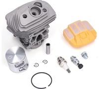 Kit de piston de cylindre,Assemblage de piston de cylindre,Kit de filtre à air de cylindre,Kit de cylindre de tronçonneuse,Kit de soupape de décharge de cylindre,Accessoire de tronçonneuse