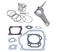 Kit de piston pour Honda pour GX200 pour GX160 6,5 HP 5,5 HP Moteur avec anneaux de goupille Clips Joint complet Ensemble de pièces de rechange pour tondeuse à gazon