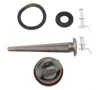 Kit de pistons de rechange pour pompe manuelle de type 75, piston en fonte avec valve de perforation, joints d'étanchéité et boulons, 8 cm de diamètre, kit de réparation complet pour pompes de jardin