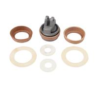 Kit de pistons en fonte 9 x 6,8 cm Modèle 75 Mécanisme d'eau de jardin | Ce kit de piston en fonte avec joints en cuir et caoutchouc restaure le débit d'eau fluide pour les mécanismes de poignée du