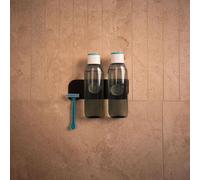 Kit de planche de douche "M" avec crochets, couleur graphite, réutilisable, hygiénique