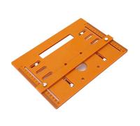 Kit de Plaque de Base Guide de Scie Circulaire 28x20cm Planche Inférieure 5mm pour Travail du Bois