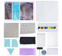 Kit de plaque de sérigraphie en gel – Ensemble de gravure comprenant une plaque en gel de 12,7 cm et des accessoires