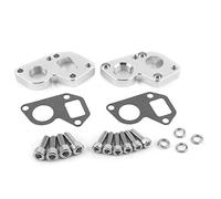 Kit de plaques adaptatrices pour pompe à eau électrique, plaque de montage de conversion vers moteur LS, adaptateur en alliage d’aluminium de 5/8 pouce avec filetages ORB