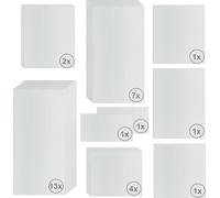 Kit de plaques alvéolaires Zelsius 31 pièces | 4 mm Plaques de serre de rechange