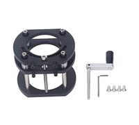 Kit de plates-formes élévatrices pour défonceuse, kit de système de défonceuse en alliage d'aluminium massif noir, 4 mâchoires, système de levage de table de fraisage pour rainurage électrique,