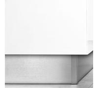 Kit de plinthes de cuisine Plasline avec accessoires union, H 100 mm, Plastique noir
