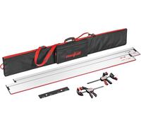 MAFELL Lot de 2 rails de guidage F160 avec housse de transport et serre-joint - 209591