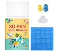 Kit de pochoirs pour stylo 3D, comprenant 65 modèles et accessoires