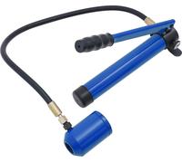 Kit de poinçonnage hydraulique - poinçonneuse hydraulique manuelle - 6 matrices - 80 kN - plage de poinçonnage 22,5-61,5 mm - course 25 mm - acier 45# - bleu