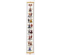 Kit de point de croix « Ring Norway » d'Eva Rosenstand, diagramme de comptage, 16 x 125 cm