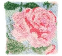 Kit de Point Noué Hooki Hooki - Coussin Rose de Rico Design(...) - Blanc Blanc G