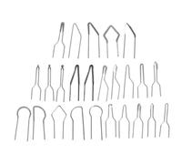 Kit de Pointes 25 Pièces en Fer de Pyrogravure Argenté | Plus D’options pour Création de Texture, Haute Température, Kit Complet D’accessoires, Atelier DIY
