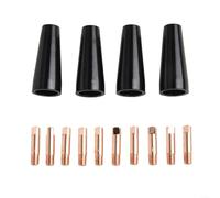 Kit de pointes de contact en cuivre 0,8 mm pour brûleur MB15 | Sans gaz, haute conductivité, résistant à la chaleur, pour fil Flux Core, guidage stable à l'arc