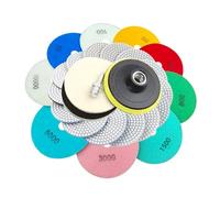Kit De Polissage Diamant Humide 125 Mm, 9 Pièces