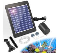 Kit de pompe à air solaire, 4 W, pour aquarium et étang