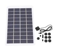 Kit de Pompe à Eau à Panneau Solaire 4W 5V, Facile à Assembler, Pompe de Fontaine à Eau Solaire Portable pour étang de Jardin extérieur