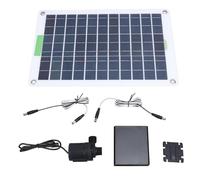 Kit de pompe à eau solaire, 100 W en silicium monocristallin, pompe de fontaine à énergie solaire, dispositif de circulation d'eau de levage de 5 m/16,4 pieds pour piscine de