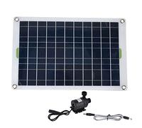 Kit de Pompe à Eau Solaire 50w 12v, Pompe de Fontaine à Eau à énergie Solaire Pompe de Bassin Solaire en Plastique de Silicone Durable pour Jardin