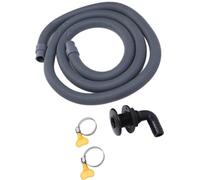 Kit de pompe de cale marine avec tuyau de pression en EVA/PE de 2 mètres - raccord de 90 degrés - pour yachts et bateaux - flexible et durable