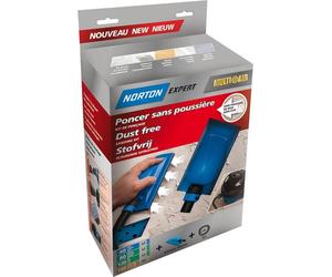 Kit de ponçage manuel Norton Expert 93 x 185 mm, aspiration et 4 feuilles abrasives incluses