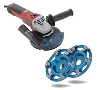 Kit de ponçage pour béton FLEX 125 mm — FLEX 2000 W, hotte d'aspiration haut de gamme et 2×