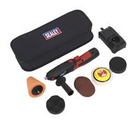 Kit De Ponceuse/Polisseuse Mini Sans Fil Sealey - 75Mm 12V Lithium-Ion CP2812V