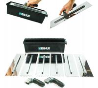 Kit de pose de carrelage BIHUI, truelles dentées longues pour colle - PTSJK9