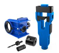 Kit de pose de loquet de porte, outil à mortaiser pour un traçage | Kit d'installation de porte pour portes de 1-3/8 po ou 1-3/4 po d'épaisseur, avec outils de traçage,Blue