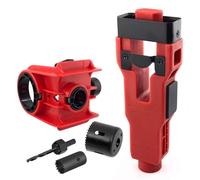 Kit de pose de loquet de porte, outil à mortaiser pour un traçage | Kit d'installation de porte pour portes de 1-3/8 po ou 1-3/4 po d'épaisseur, avec outils de traçage,Red