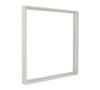 Kit de pose en saillie pour dalle led 600x600 - EUROBRYTE - Aluminium blanche - Conforme aux Normes CE RoHS EMC